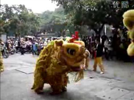 牵手婚庆礼仪策划舞狮现场